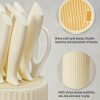 04 Knife Set, 8-Piece Kitchen Knife Set for Chef, Sharp Knife Set with Universal Knife Block, Anti-Rust Kitchen Knife Block Set, Ergonomical Design (White)