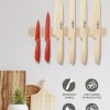 04 Knife Set, 12-PC Colorful Kitchen Knife Set, 6 Sharp Kitchen Knives with Covers for Cooking, Cutting&Chopping (Beige)