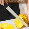 07 Bread Knife, 10 inch Serrated Sourdough Slicer Cutter for Homemade Bread, 1.4116 German Steel, Ergonomic Anti-slip Handle (Black, 10 inch)