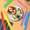 GD-12-M 副图1 HUNTER.DUAL Knife Set, 12-PC Colorful Kitchen Knife Set, 6 Sharp Kitchen Knives with Built-in Sharpener Covers for Cooking, Cutting&Chopping (Multicolor)