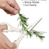 04 Kitchen Scissors for Food, HUNTER.DUAL Heavy Duty Come Apart Poultry Shears for Cooking, All Purpose for Cutting Chicken, Meat, Fish & Vegetables (Cream, 8.35 Inch)