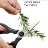 05 Kitchen Scissors for Food, HUNTER.DUAL Heavy Duty Come Apart Poultry Shears for Cooking, All Purpose for Cutting Chicken, Meat, Fish & Vegetables (Black, 8.35 Inch)