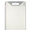 Cutting Board with Built-in Sharpener, Scratch-Resistant Kitchen Chopping Board with Juice Groove, Dishwasher Safe, Food Grade Material 15.1" x 10.2"