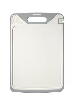 Cutting Board with Built-in Sharpener, Scratch-Resistant Kitchen Chopping Board with Juice Groove, Dishwasher Safe, Food Grade Material 15.1" x 10.2"